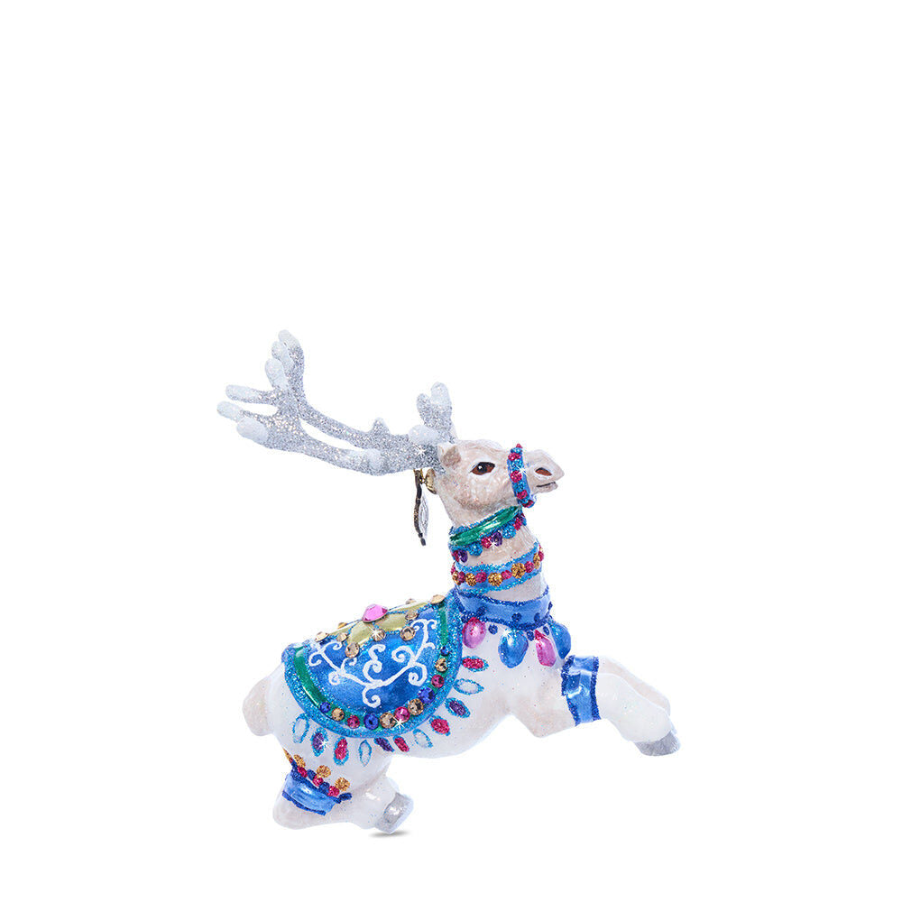 Jay Strongwater Vixen Glass Ornament