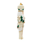 Jay Strongwater White and Gold Poinsettia Nutcracker Ornament, alternate view