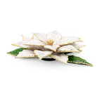 Jay Strongwater White Poinsettia Objet Figurine, alternate view