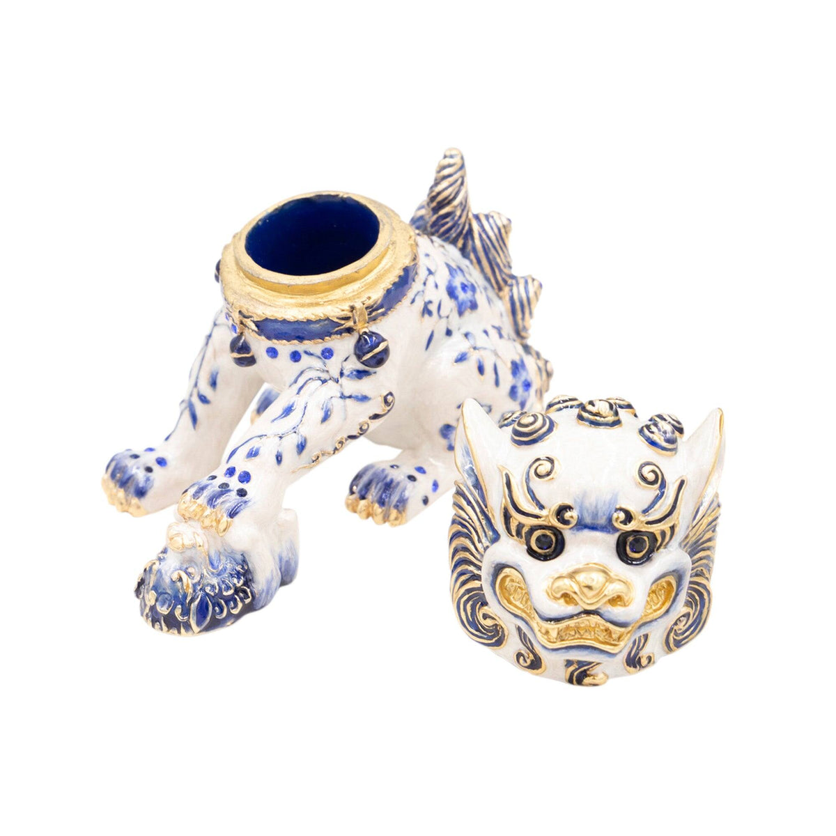 Jay Strongwater Yin Foo Dog Chinoiserie Box, alternate view
