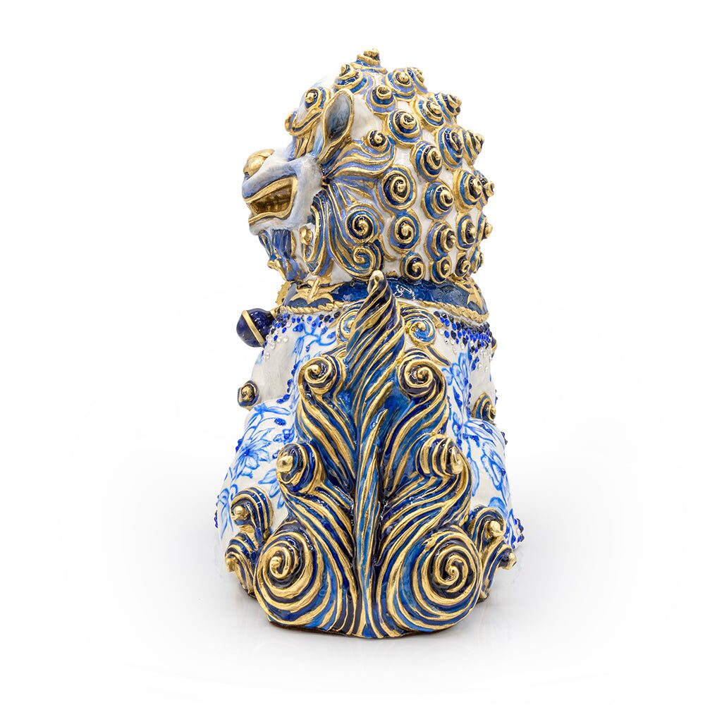 Jay Strongwater Yin Foo Dog Chinoiserie Figurine, alternate view