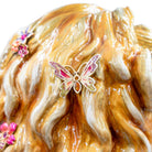 Jay Strongwater Zar Majestic Lion with Flowers Figurine, alternate view
