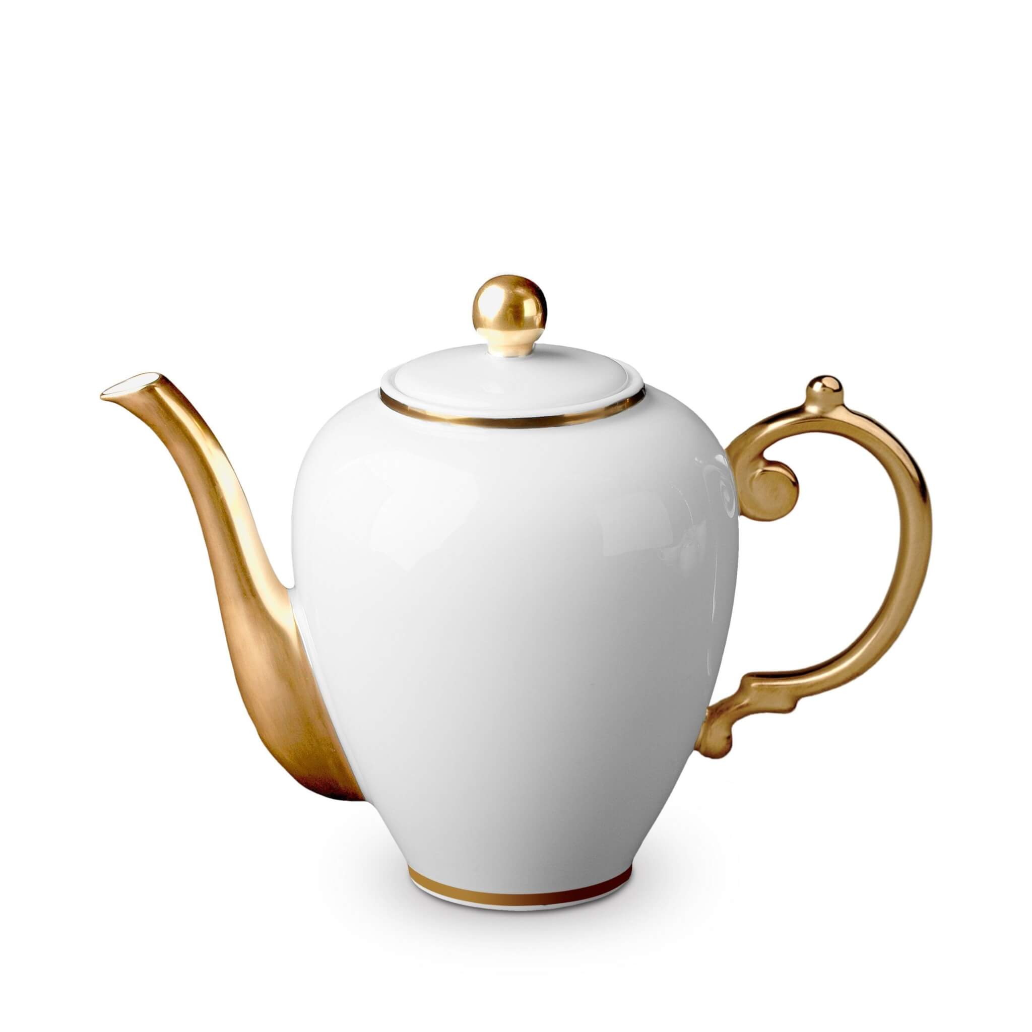 L'Objet Aegean Coffee Pot Teapot — Gold