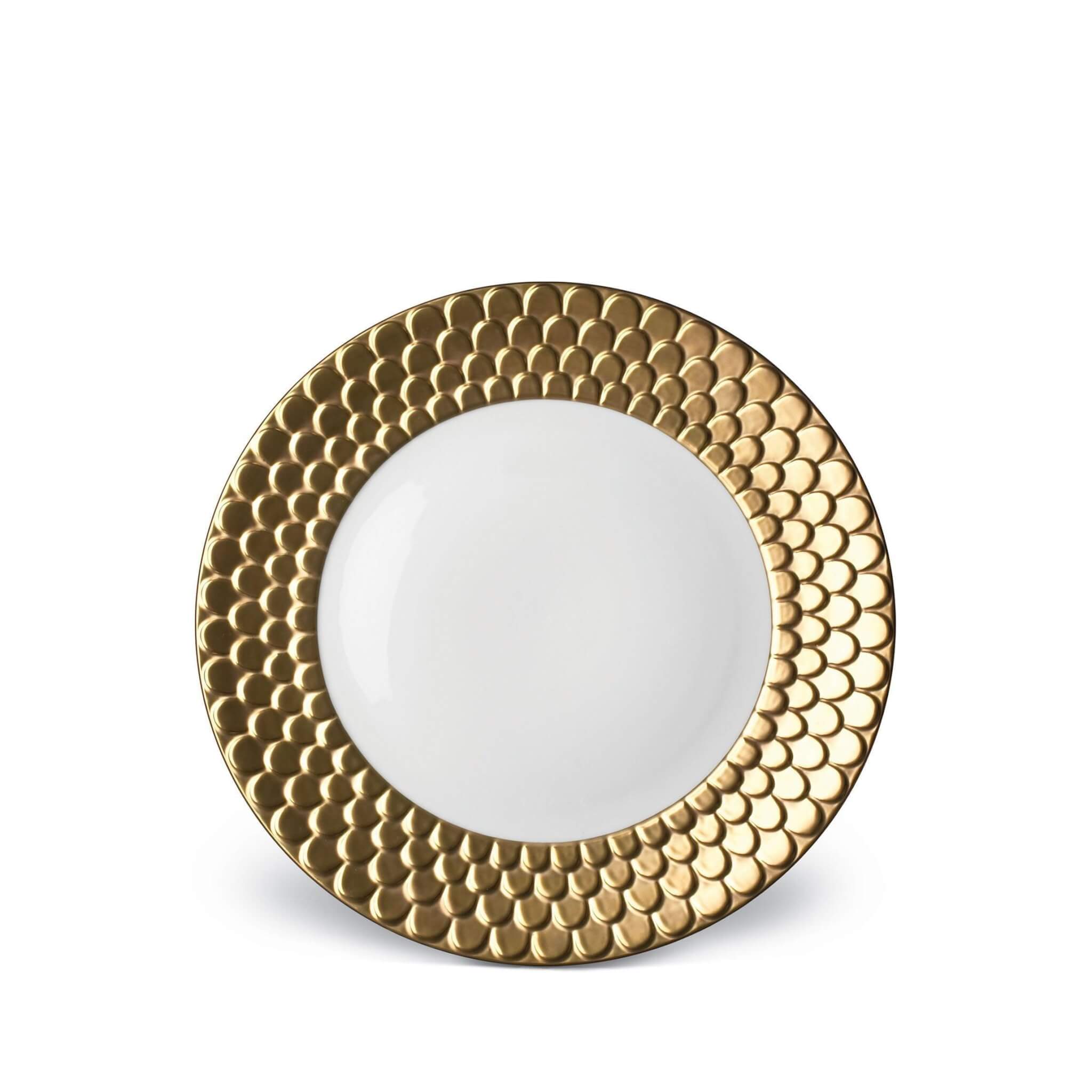 L'Objet Aegean Dessert Plate — Gold