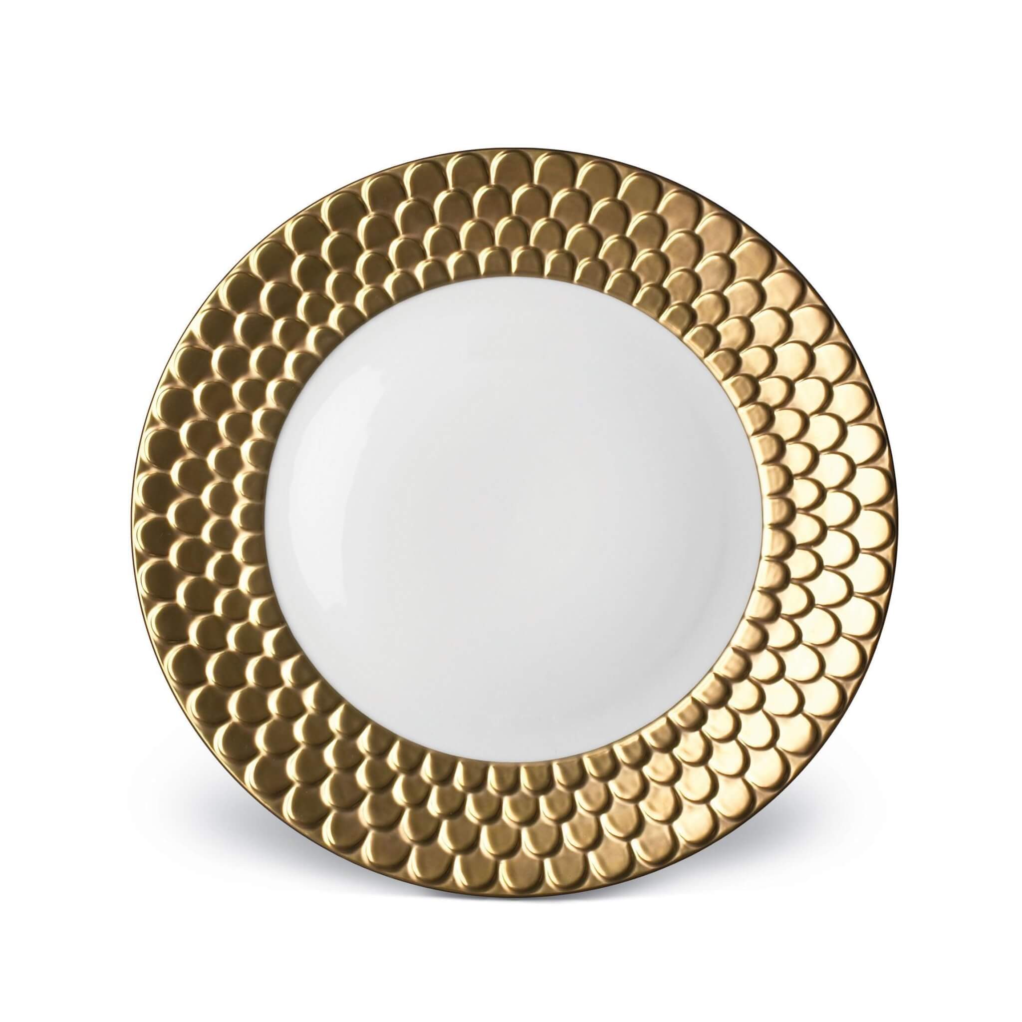 L'Objet Aegean Dinner Plate — Gold