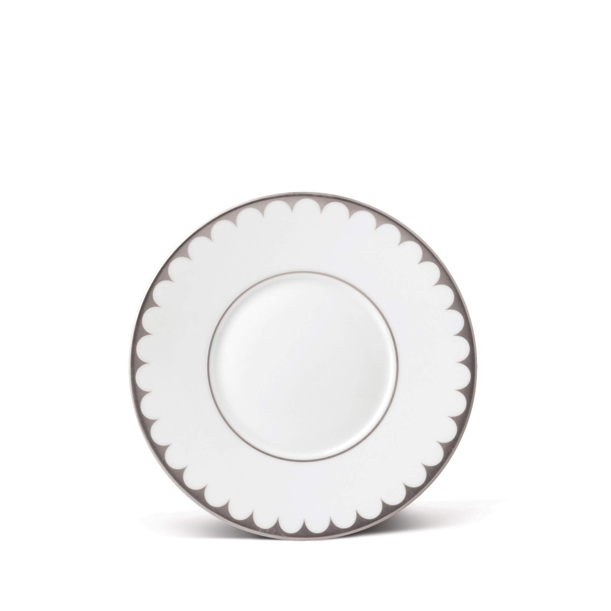 L'Objet Aegean Filet Saucer — Platinum