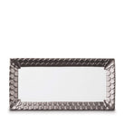 L'Objet Aegean Rectangular Platter Charger & Service Plate — Platinum