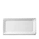L'Objet Aegean Rectangular Platter Charger & Service Plate — White