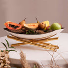 L'Objet Bambou Serving Boat - Large Serving Bowl, lifestyle view