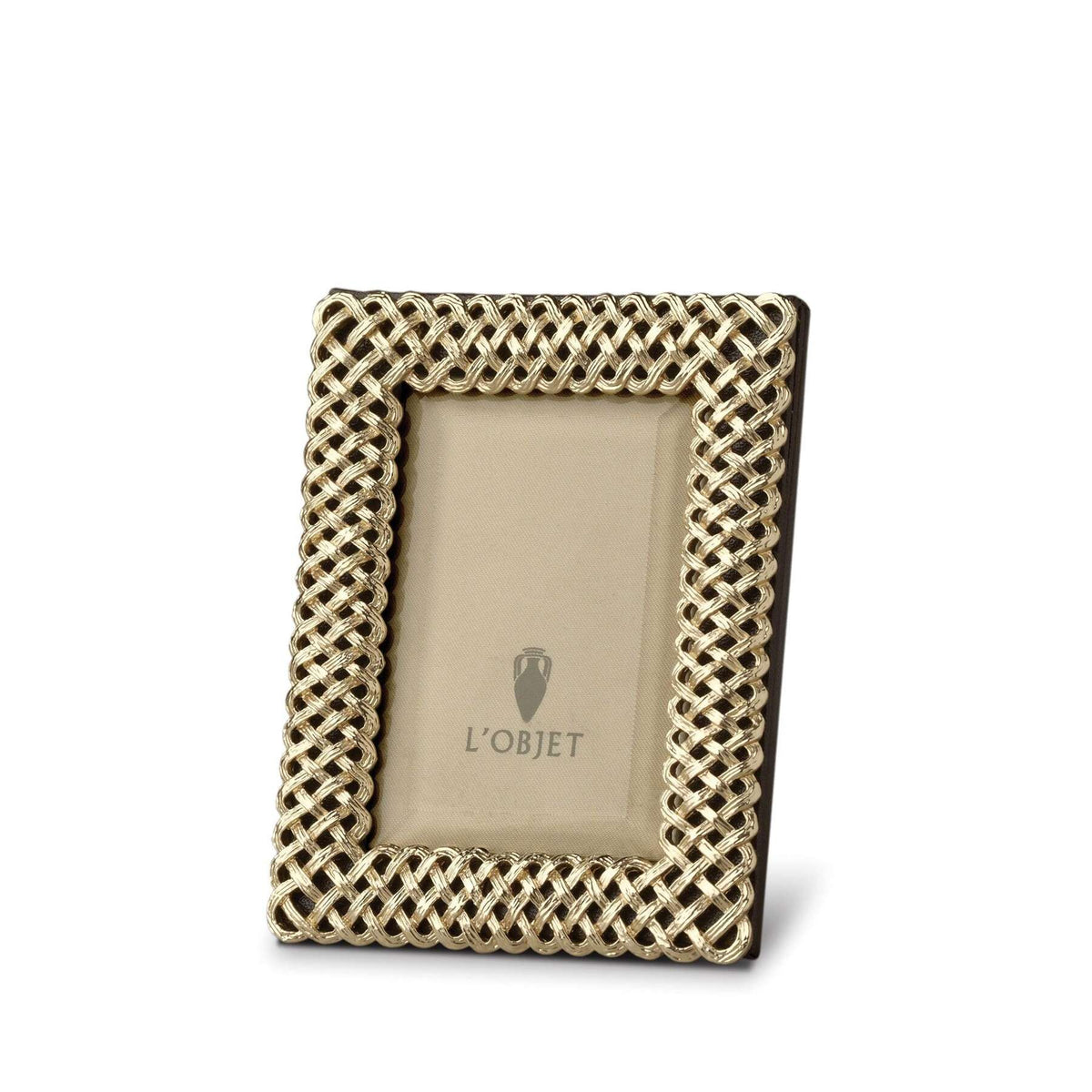 L'Objet Braid Frame – Gold, alternate view