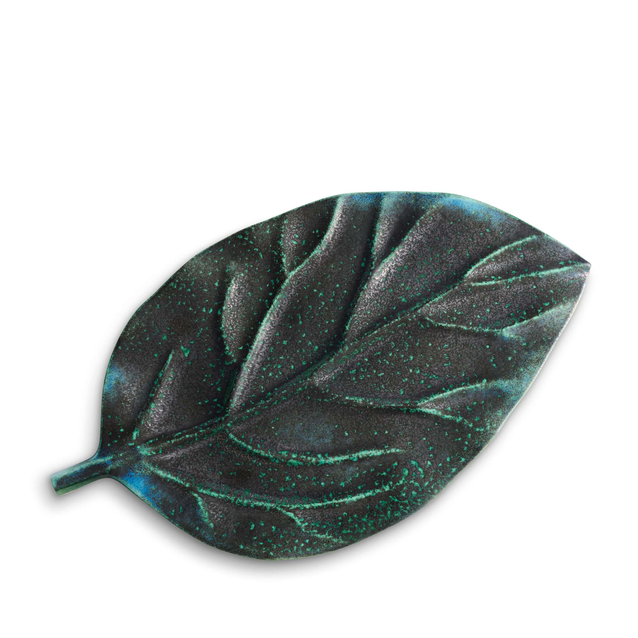 L'Objet Cenote Leaf Platter - Large Charger & Service Plate