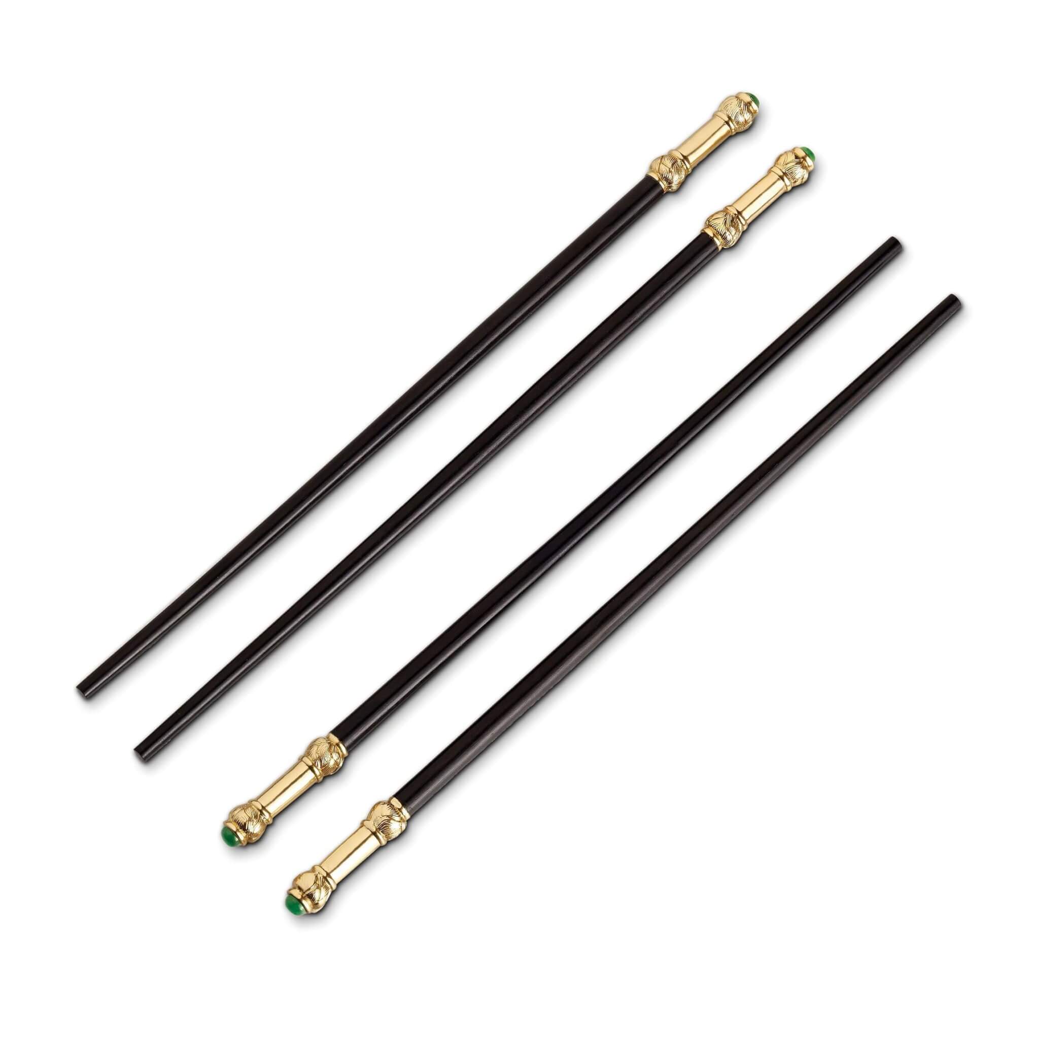 L'Objet Chopsticks - Gold (Set of 2 Pairs) Chopsticks & Chopstick Holder