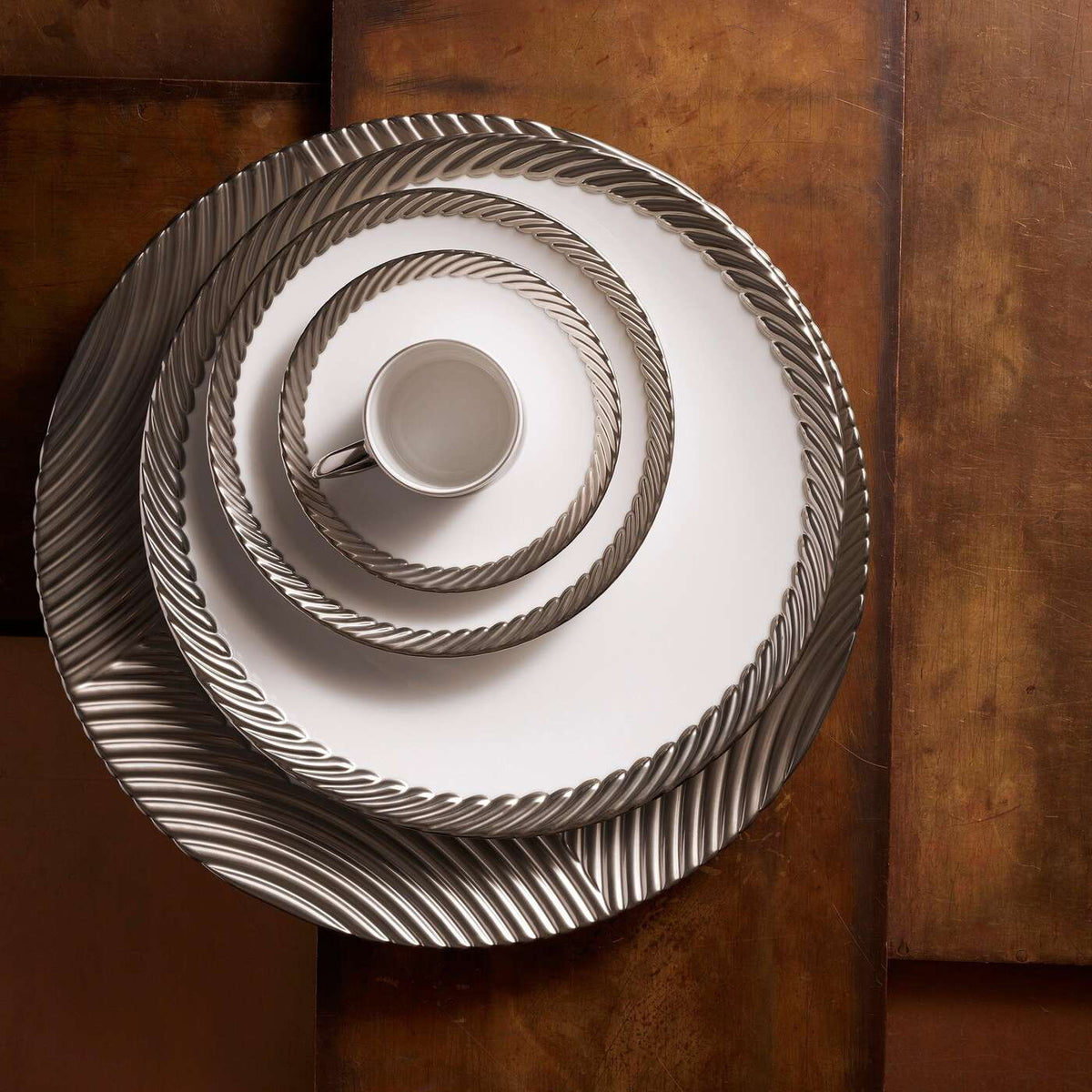 L'Objet Corde Bread Butter Plate, alternate view