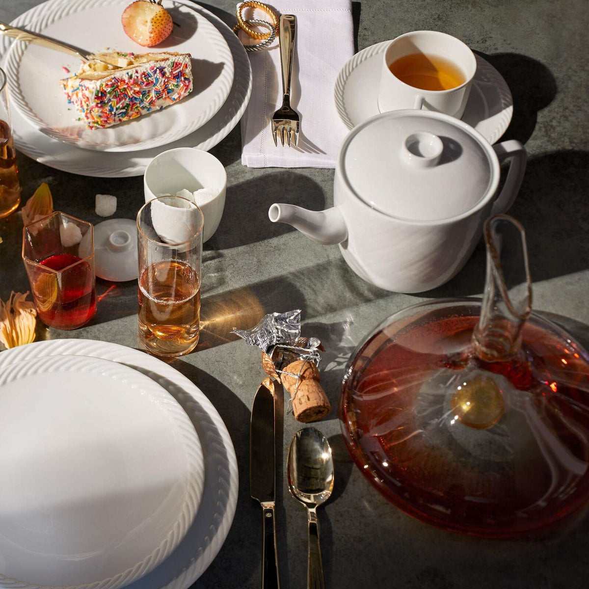L'Objet Corde Dessert Plate, alternate view