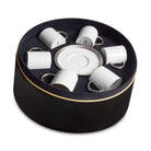 L'Objet Corde Espresso Cup Saucer Set of 6 — Platinum