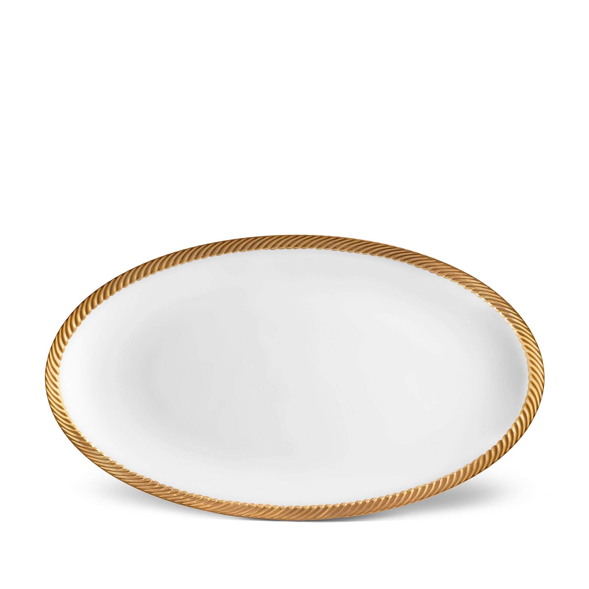 L'Objet Corde Oval Platter Large Charger & Service Plate — Original