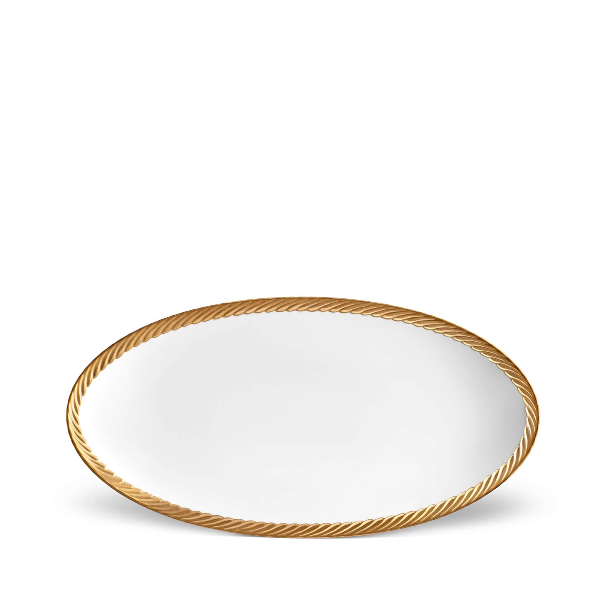 L'Objet Corde Oval Platter Small Charger & Service Plate — Original