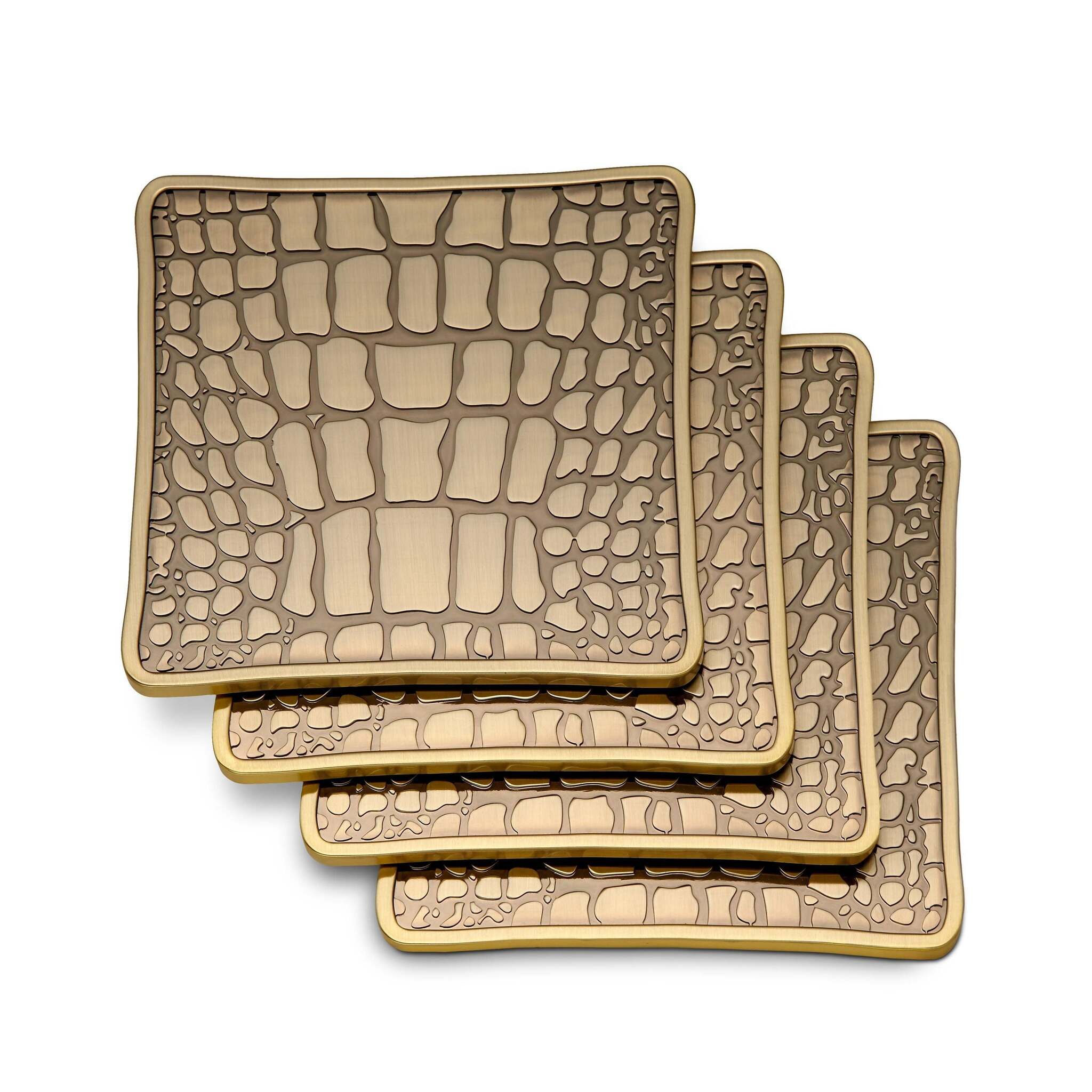 L'Objet Crocodile Coasters (Set of 4)