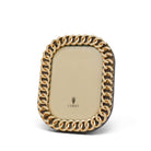 L'Objet Cuban Link Frame - Gold - 4 X 6