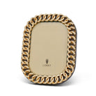 L'Objet Cuban Link Frame - Gold - 5 X 7