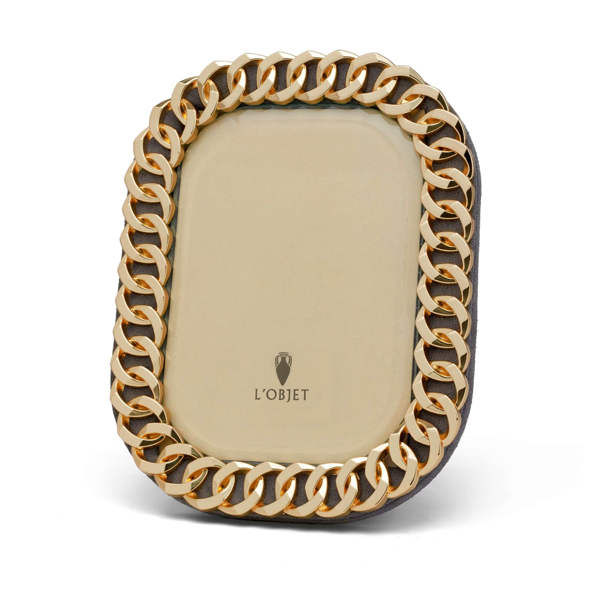 L'Objet Cuban Link Frame - Gold - 8 X 10
