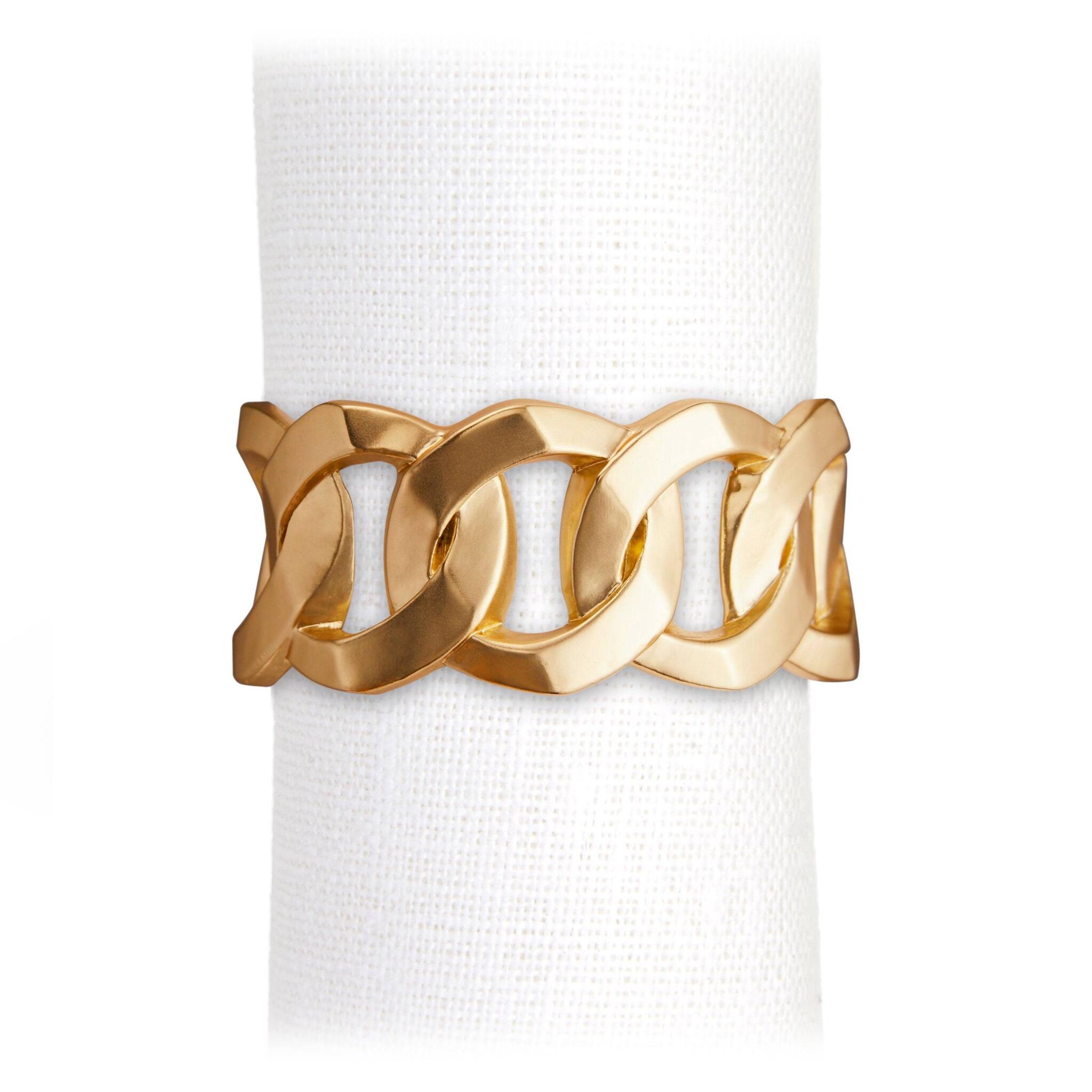 L'Objet Cuban Link Napkin Rings