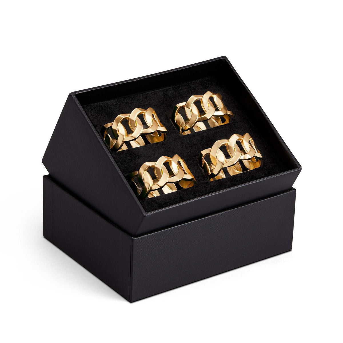 L'Objet Cuban Link Napkin Rings, alternate view