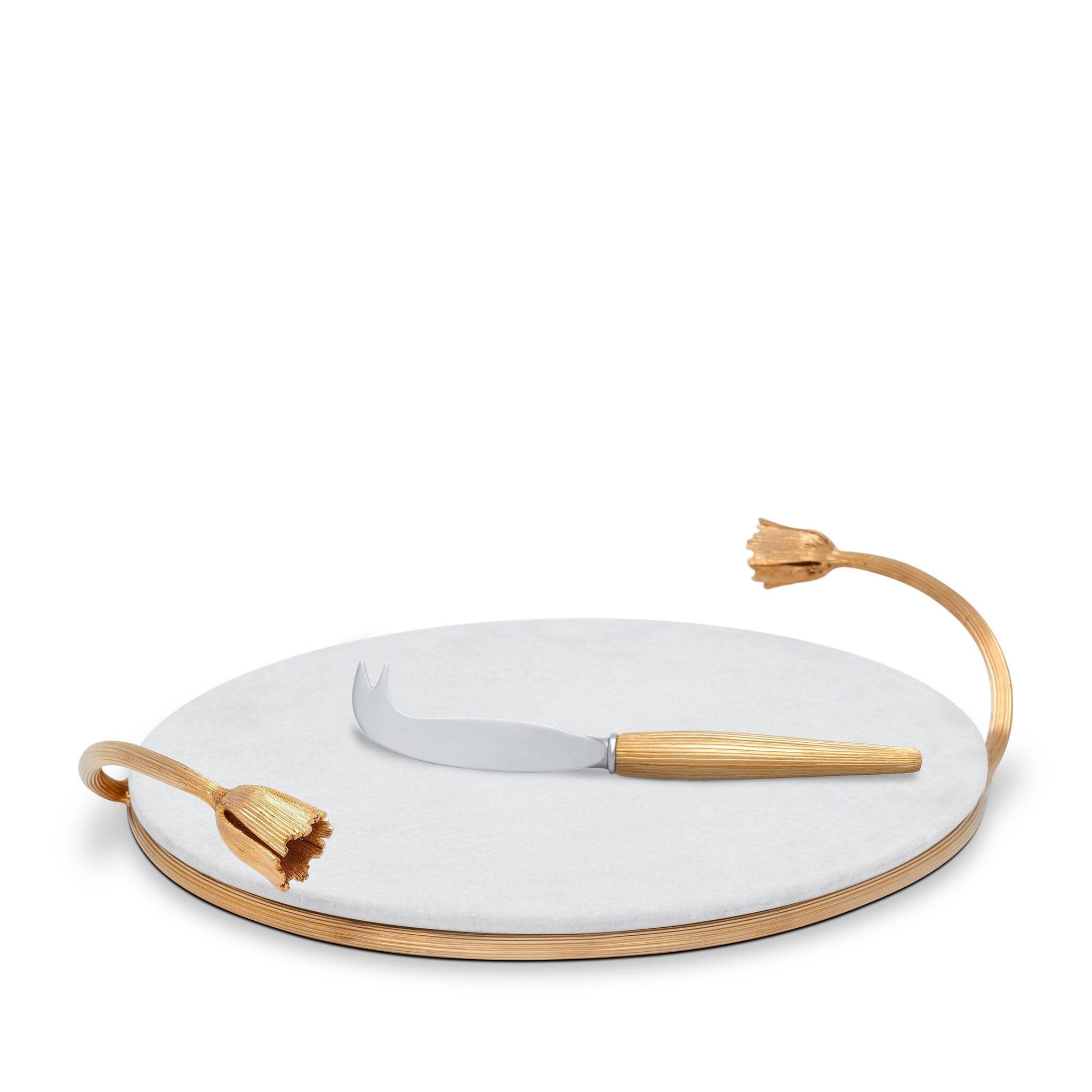 L'Objet Deco Leaves Cheese Serving Set Cheese Server