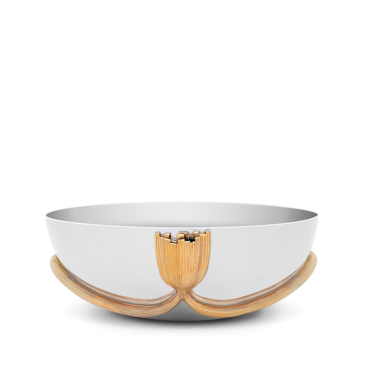 L'Objet Deco Leaves Serving Boat - Large Serving Bowl, alternate view