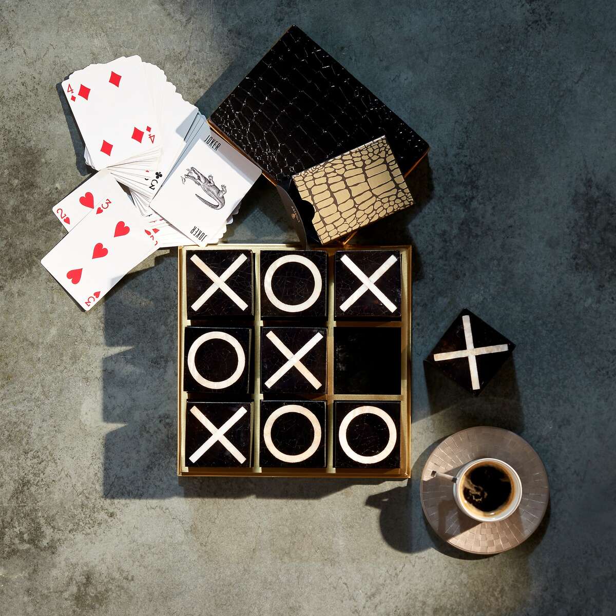 L'Objet Deco Tic Tac Toe Board & Table Game, alternate view