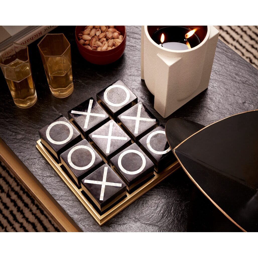 L'Objet Deco Tic Tac Toe Board & Table Game, alternate view
