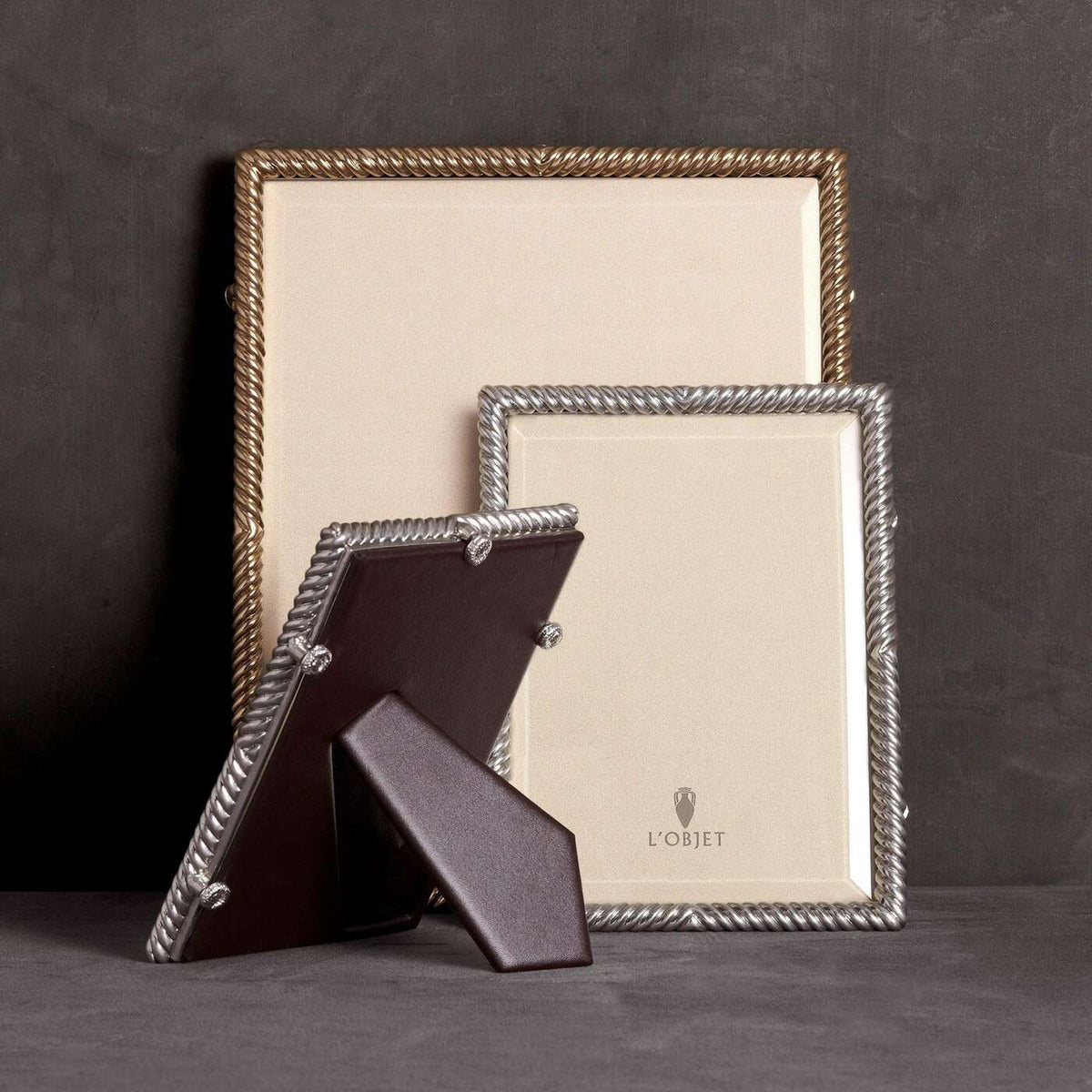 L'Objet Deco Twist Frame – Platinum, alternate view