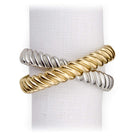 L'Objet Deco Twist Napkin Jewels Set of 4 Napkin Ring — Original