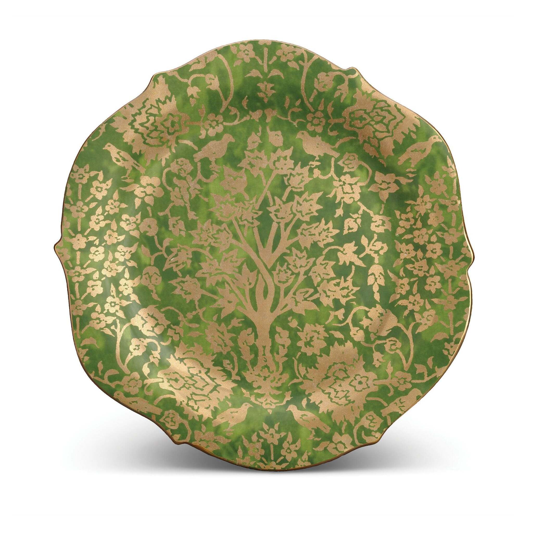 L'Objet Fortuny Alberelli Round Platter - Large Charger & Service Plate