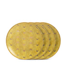 L'Objet Fortuny Apollo Yellow Canape Plates (Set of 4)