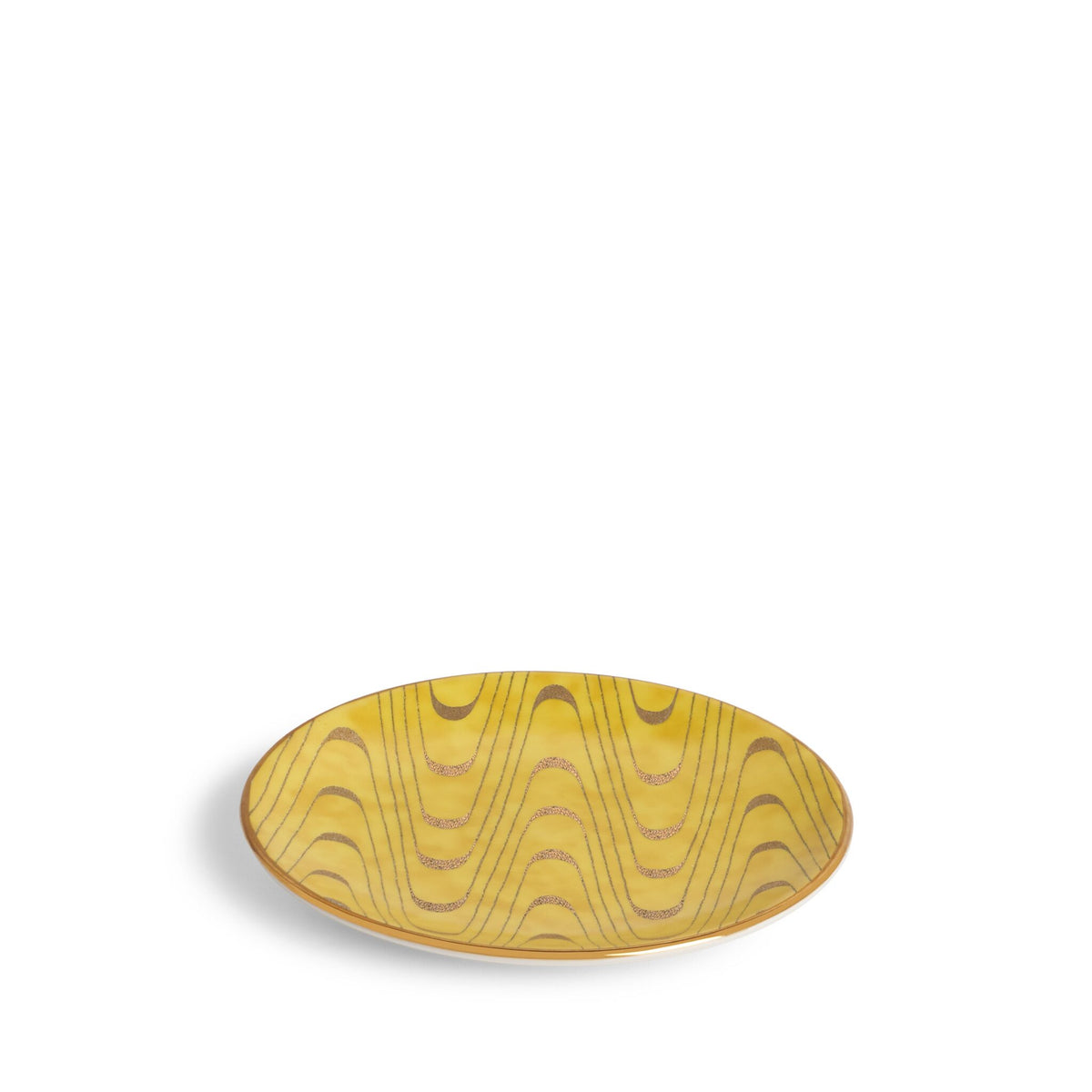 L'Objet Fortuny Apollo Yellow Canape Plates (Set of 4), alternate view
