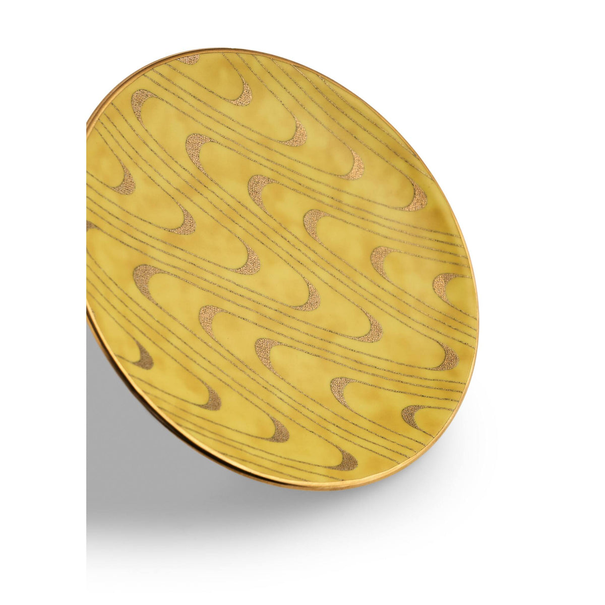 L'Objet Fortuny Apollo Yellow Canape Plates (Set of 4), alternate view