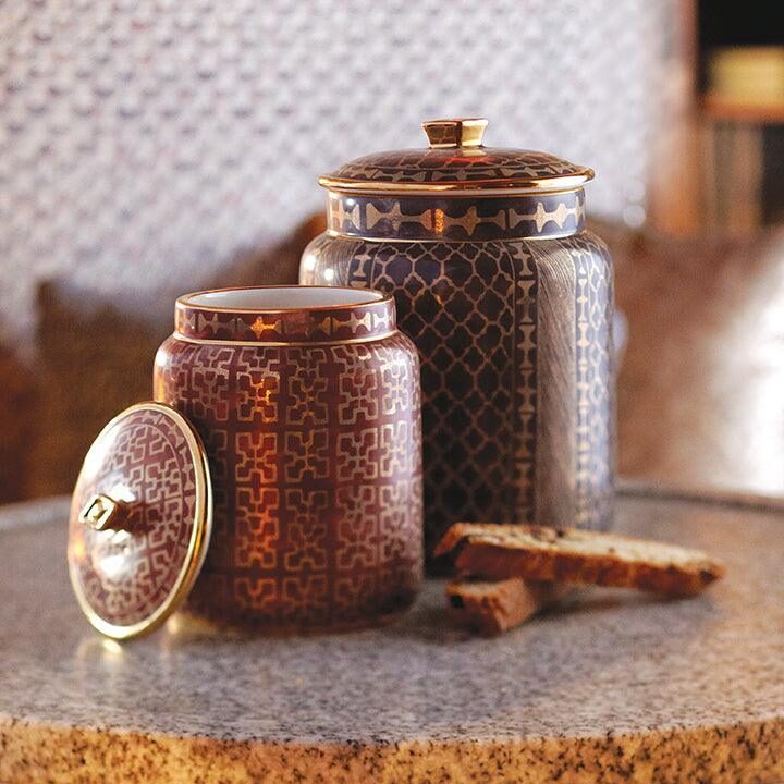 L'Objet Fortuny Ashanti Canister - Medium Decorative Jar, alternate view