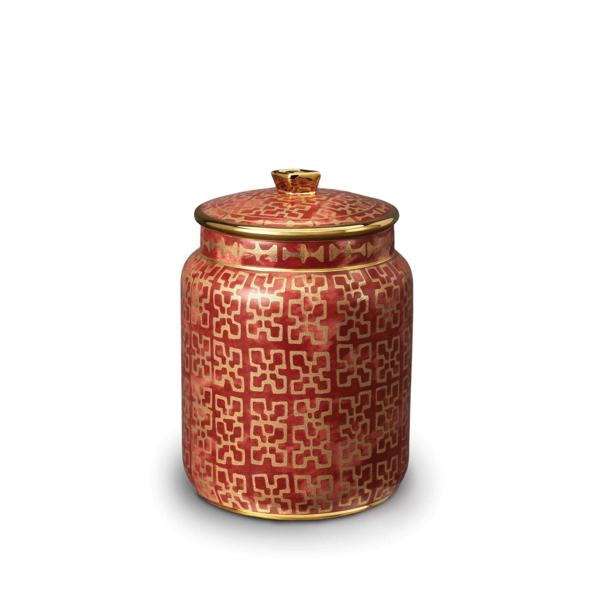 L'Objet Fortuny Ashanti Canister - Small Decorative Jar
