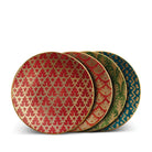 L'Objet Fortuny Assorted Canape Plates (Set of 4)