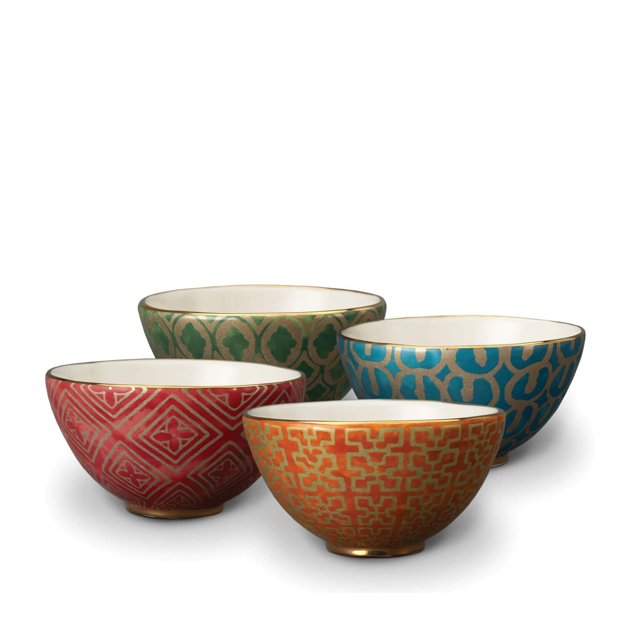 L'Objet Fortuny Assorted Cereal Bowls (Set of 4)