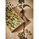 L'Objet Fortuny Backgammon - Camo Isole/Military Green Board & Table Game, alternate view