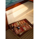 L'Objet Fortuny Backgammon - Laotze/Oxblood Spice Board & Table Game, alternate view