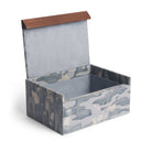 L'Objet Fortuny Box - Camo Isole Faded Blue, alternate view