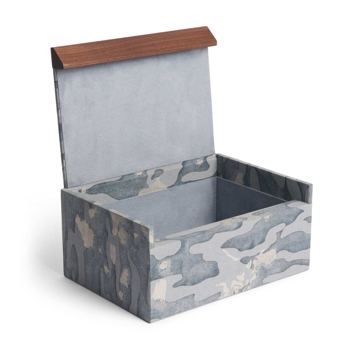L'Objet Fortuny Box - Camo Isole Faded Blue, alternate view