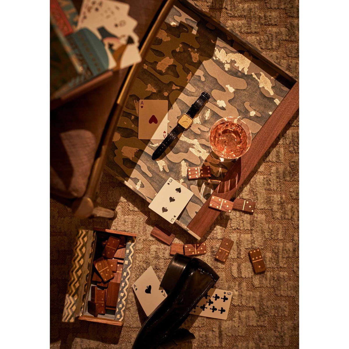 L'Objet Fortuny Dominoes Set Board & Table Game, alternate view