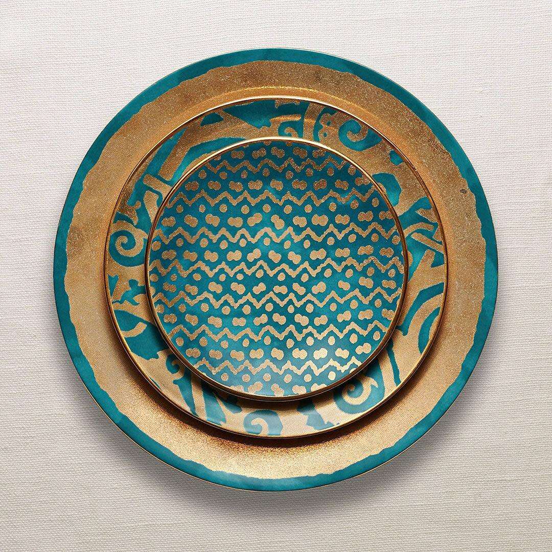 L'Objet Fortuny Maori Dessert Plates (Set of 4), alternate view