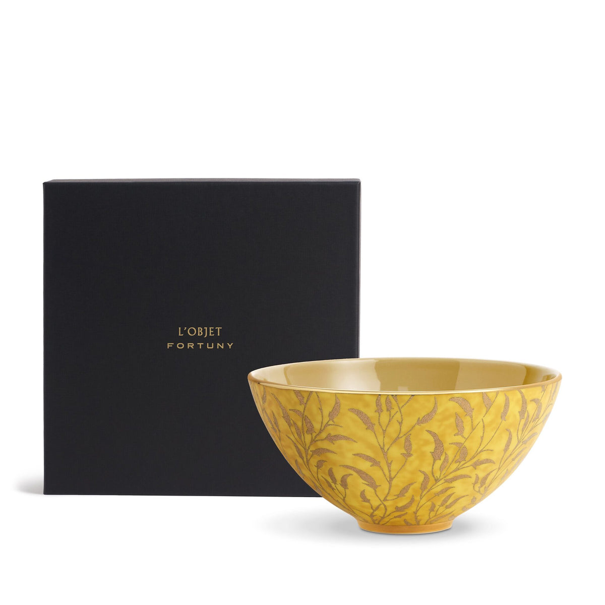 L'Objet Fortuny Orfeo Yellow Bowl - Medium, alternate view