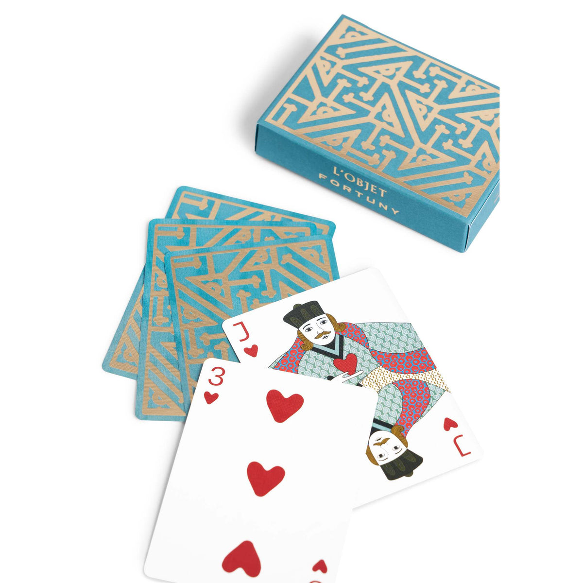 L'Objet Fortuny Playing Cards Set (2 Decks) Board & Table Game, alternate view