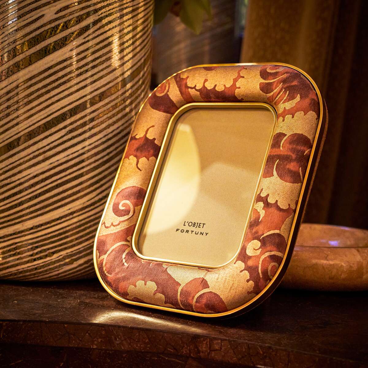 L'Objet Fortuny Rue Jacob Frame - Laotze Oxblood Spice - 5x7, alternate view